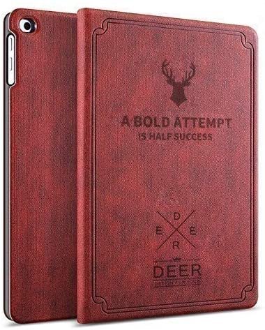 Robustrion Smart Flexible Flip Stand Case Cover for Lenovo Tab M10 FHD Plus TB-X606F / TB-X606X 10.3 inch – Deer Vine Red