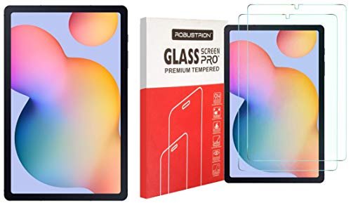 Samsung Galaxy Tab S6 Lite (10.4 inch, RAM 4 GB, ROM 64 GB, Wi-Fi-only), Oxford Grey + 2 Pack Tempered Glass