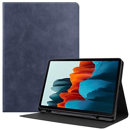 ProElite Smart Flip case Cover for Samsung Galaxy Tab S7 11″ SM-T870/T875 with S Pen Holder, Dark Blue