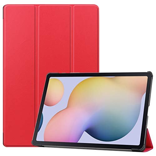 CellphoneMall for Samsung Galaxy Tab S7 Plus Custer Texture Smart PU Leather Case with Sleep/Wake-up Function & 3-Fold Holder