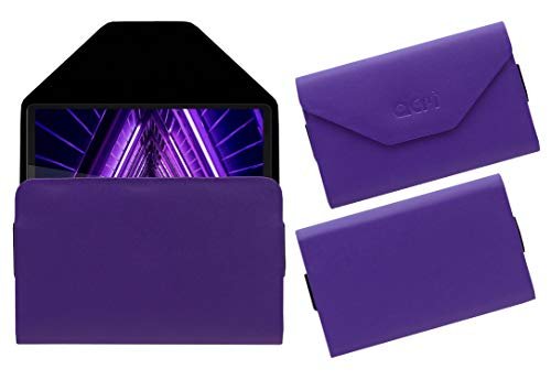 Acm Premium Pouch Case Compatible with Lenovo Smart Tab M10 Fhd Plus 2Nd Gen Tb-X606 10.3 Tablet Flip Flap Cover Purple