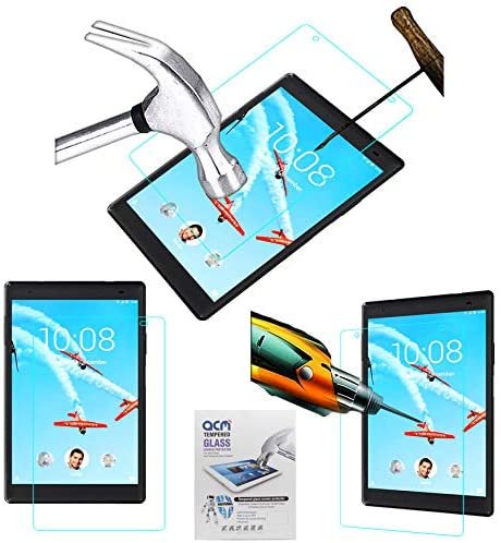 Acm Tempered Glass Screenguard Compatible with Lenovo Tab 4 8 Plus Tb-8704X Tablet Screen Guard