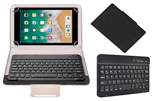 Acm Wireless Bluetooth Keyboard Case Compatible with Apple ipad 9.7 6th Generation mr7f2hn/a Tablet Flip Cover Stand Study Gaming Black