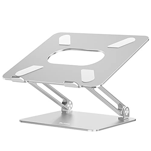 BoYata Adjustable Notebook Multi-Angle Laptop Stand with Heat-Vent to Elevate Laptop Compatible for MacBook Pro/Air/Surface Laptop (10-17 inch)