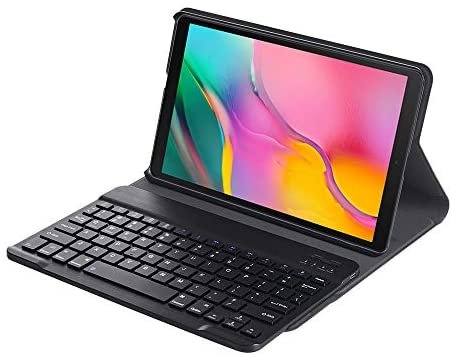 CONCEPT KART Samsung Galaxy Tab A 10.1 Backlit Keyboard Case – Smart Slim Light Weight Stand Cover with Detachable Bluetooth Keyboard (Black) (TAB A 10.1 Without Backlit Keyboard (Black))