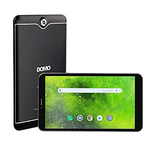 DOMO Slate SS4 32GB Edition 7-Inch 4G Volte Calling Tablet PC, 1GB RAM, 32GB Storage with GPS, Bluetooth, Wi-Fi, QuadCore CPU, Dual SIM (Black)