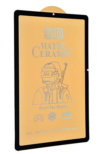 Dhavals shoppe Ceramic Matte Tempered Glass Screen Protector For Samsung Galaxy Tab S6 Lite SM-P610