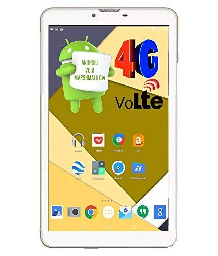 IKALL N4 Dual Sim 4G Calling Tablet (7 Inch, 1GB, 8GB, 4G Calling + Dual Sim + WiFi , White)