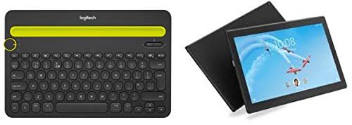 Lenovo Tab4 10 Plus Tablet (10.1 inch, 16GB, Wi-Fi + 4G LTE), Black+ Multi Device Bluetooth Keyboard