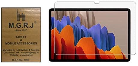 M.G.R.J® Tempered Glass Screen Protector Compatible for Samsung Galaxy Tab S7 Plus (12.4″ inch) (SM-T970 / SM-T975 / SM-T976)