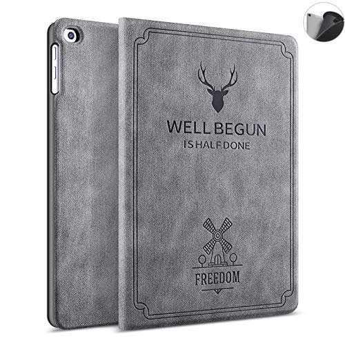 ProElite Deer Flip case Cover for Lenovo Tab M10 FHD Plus 10.3″ X606V / TB-X606F / TB-X606X , Grey