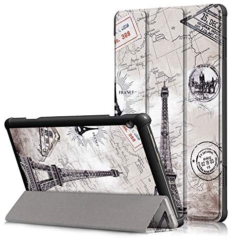 ProElite Ultra Sleek Smart Flip Case Cover for Lenovo Tab M10 HD TB-X505F TB-X505L Tablet (Eiffel) [Will NOT Fit TB-X650lc Model]