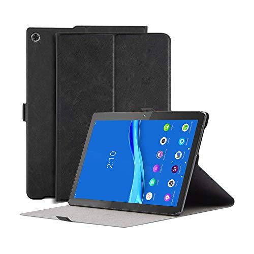 Robustrion Smart Folio Flip Stand Case Cover for Lenovo Tab M10 FHD Plus 10.3 inch TB-X606F / TB-X606X – Black