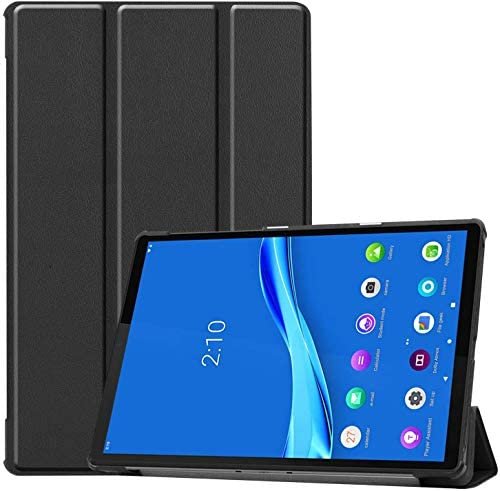 Robustrion Smart Trifold Hard Back Flip Stand Case for Lenovo Tab M10 FHD Plus TB-X606F / TB-X606X 10.3 inch – Black