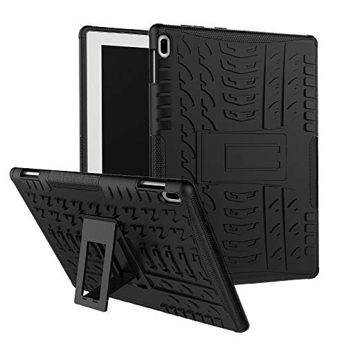 STARZ Heavy Duty Rugged Armor Dazzle Shockproof Kickstand Case Back Cover for Lenovo TAB 4 10inch (X304L) 2017