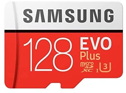 Samsung Evo Plus Class 10 UHS-I microSDXC U3 with Adapter (128GB MB-MC128GA/APC)