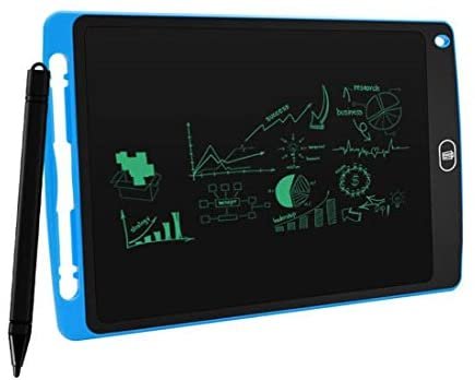 Sprinto 15R 8.5″ E-Writer LCD Writing Pad Paperless Memo Digital Tablet/Notepad/Stylus Drawing for Erase Button & Pen to Write (Random Colour)