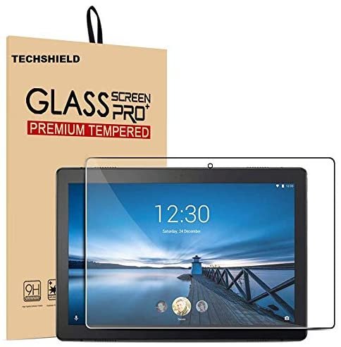 TECHSHIELD®Tempered Glass Screen Protector Compatible for Lenovo Tab M10 (TB-X605F/X505X)(NOT FOR M10 Fhd(TB-X605lc,TB-X605fc)