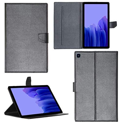 Zaoma PU Leather Flip Flap Case for Samsung Galaxy Tab A7 2020 10.4″ inch Model No. : SM-T500 / SM-T505. – Black