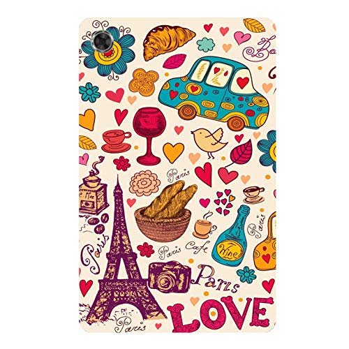 Videotronix Designer SoftPrinted Silicone Back Cover Case for Lenovo M10 FHD Plus X606 (10.3inch)