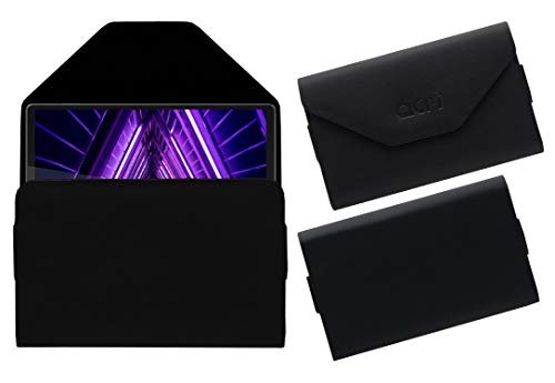 Acm Premium Pouch Case Compatible with Lenovo M10 Fhd Plus 2nd Gen Tb-X606 10.3 Tablet Flip Flap Cover Black