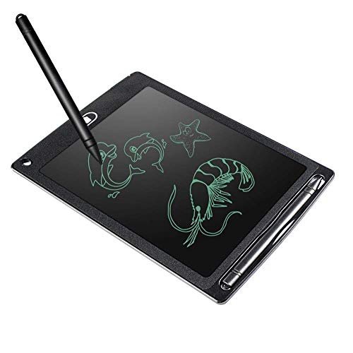 AubeAlba Portable LCD Writing Tablet,Electronic Writing & Drawing Board Doodle Board,8.5″ Handwriting Paper Drawing Tablet Gift for Kids and Adults at Home,School and Office (Black)