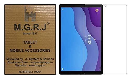 M.G.R.J® Tempered Glass Screen Protector for Lenovo Tablet M10 HD (2nd Gen) (TB-X306F / X306X) (10.1″inch)
