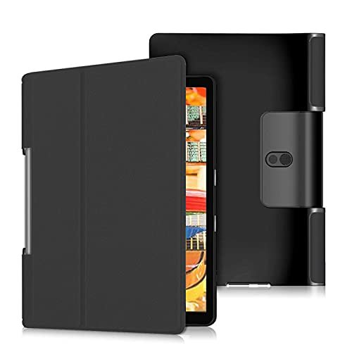 Robustrion Smart Flip Case Cover for Lenovo Yoga Smart Tab 10.1 YT-X705X/YT-X705F – Black