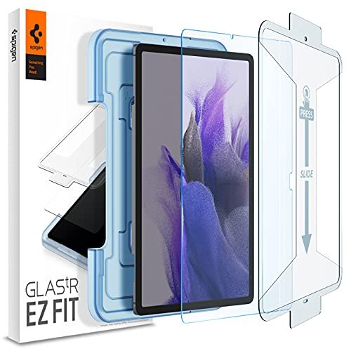 Spigen EZ Fit Tempered Glass Screen Protector Guard for Galaxy Tab S7 FE 5G – 1 Pack