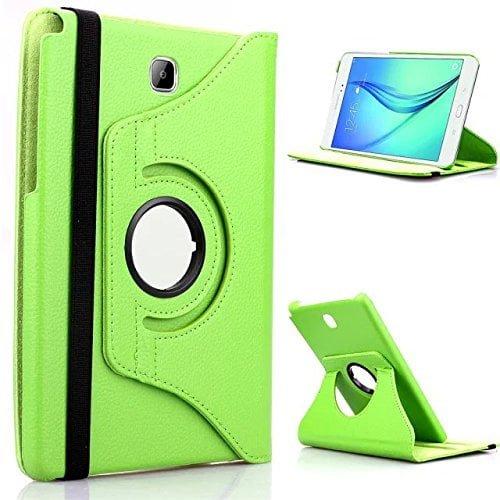Tgk 360 Degree Rotating Leather Smart Rotary Swivel Stand Case Cover For Samsung Galaxy Tab 4 (10.1 Inch) Sm-T530, T531, T535 (Black)