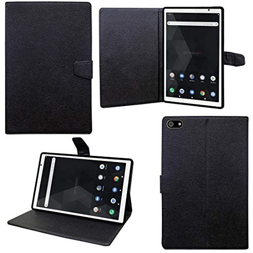 Zaoma PU Leather Flip Flap Case for iBall iTAB BizniZ Pro 10.1 inch Model No. : iT-KSA0003 – Black