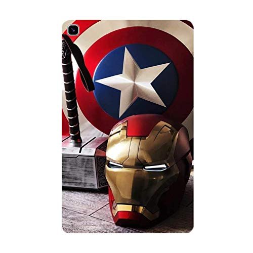 Samsung Galaxy Tab A7 Lite (2021) – (T220 / T225) (8.7 inch) Printed Designer Rubberised Soft Silicone Back Cover by Videotronix -Iron CA