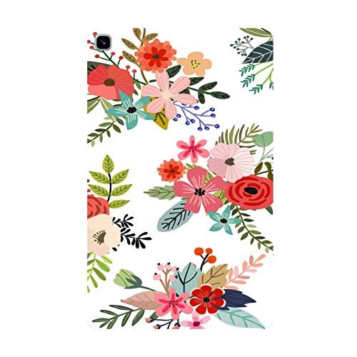Samsung Galaxy Tab A7 Lite (2021) – (T220 / T225) (8.7 inch) Printed Designer Rubberised Soft Silicone Back Cover by Videotronix -Bunch Flwr