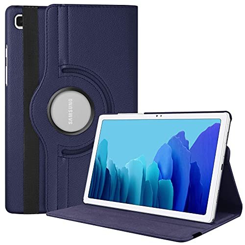 Casodon Flip Case for Samsung Galaxy Tab A7 2020 10.4 inch, 360 Rotate Flip Case Cover – Blue