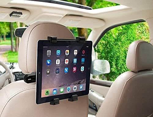 Nolofy Car Headrest Tablet Mount Holder, Backseat Seat Universal Tablet Holder for Car Mount 360 Adjustable Rotating for Samsung Galaxy Tab/I Pad Mini/I Pad Air 2 /I Pad Air/I Pad 4/I Pad Pro
