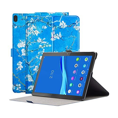 Robustrion Smart Multipurpose Folio Flip Stand Case Cover for Lenovo Tab M10/ Tab M10 HD (Will Not Fit 605LC/M10 FHD Rel/M10 2nd Gen) – Aqua