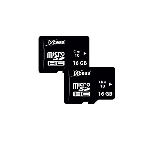 Xccess 16GB Memory Card,16GB Micro SD Card,Class 10,Fast Speed for Smartphones, Tablets and Other Micro Slots with Data Transfer(Pack of 02)