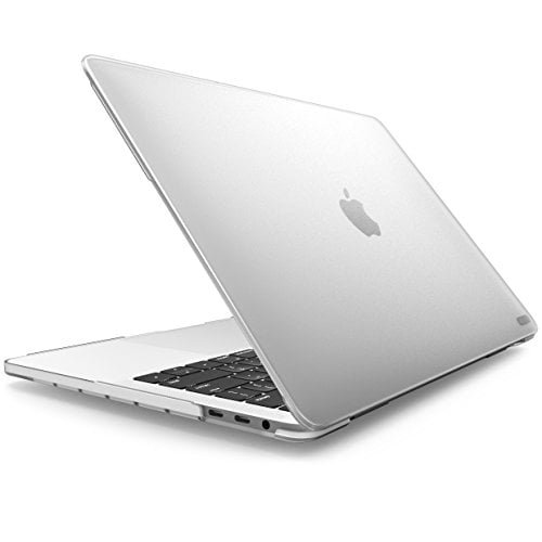 i-Blason Apple MacBook Pro 15″ Smooth Matte Frosted Hard Shell Cover with Retina Display 2016&2017 Release for fits A1707 Touch Bar & Touch ID Ver. (Frost Clear)